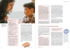 Buchcover und Innenansicht für das Buch: Achtsame Haltung, respektvolle Sprache. Wie Kommunikation mit Kindern gelingt