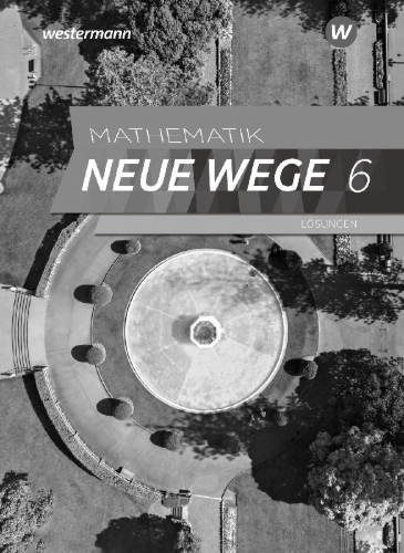 Buchcover und Innenansicht für das Buch: Mathematik Neue Wege SI 6. Lösungen. Für Hamburg