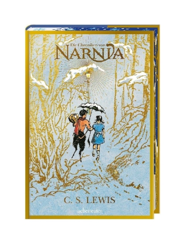 Buchcover und Innenansicht für das Buch: The Lion, the Witch and the Wardrobe
