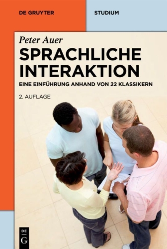 Buchcover und Innenansicht für das Buch: Sprachliche Interaktion