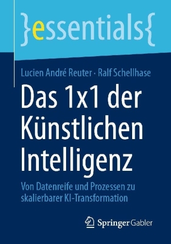 Buchcover und Innenansicht für das Buch: Das 1x1 der Künstlichen Intelligenz