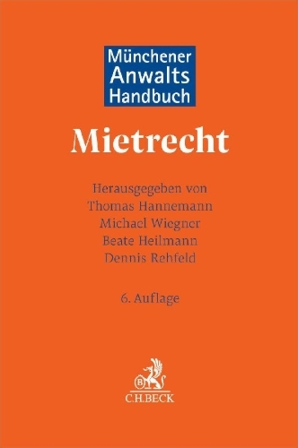 Buchcover und Innenansicht für das Buch: Münchener Anwaltshandbuch Mietrecht