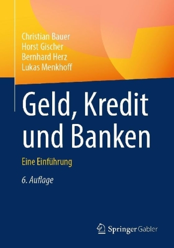 Buchcover und Innenansicht für das Buch: Geld, Kredit und Banken