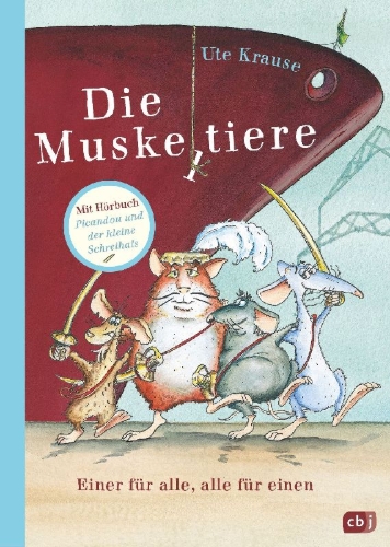 Buchcover und Innenansicht für das Buch: Die Muskeltiere - Einer für alle, alle für einen
