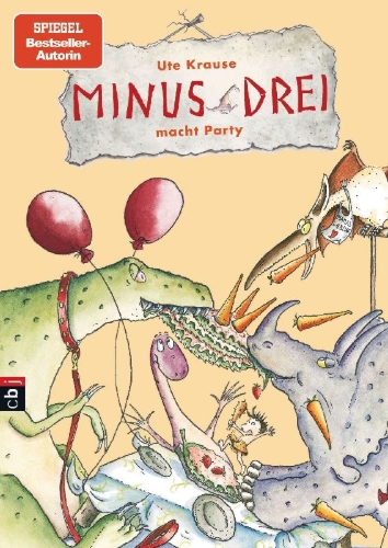 Buchcover und Innenansicht für das Buch: Minus Drei 04 macht Party