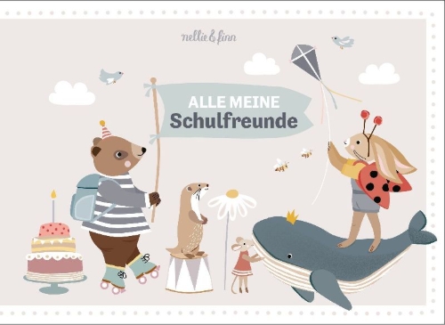Buchcover und Innenansicht für das Buch: Alle meine Schulfreunde