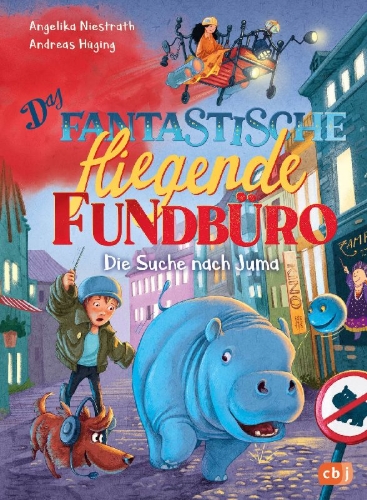 Buchcover und Innenansicht für das Buch: Das fantastische fliegende Fundbüro - Die Suche nach Juma