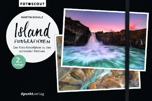 Buchcover und Innenansicht für das Buch: Island fotografieren