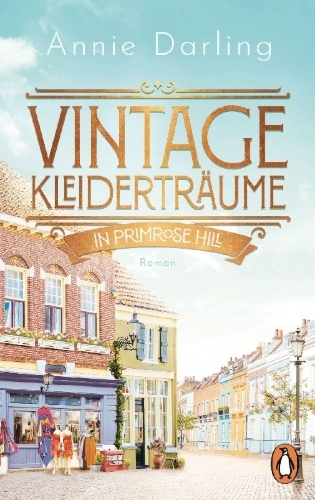 Buchcover und Innenansicht für das Buch: The Vintage Dress Shop in Primrose Hill