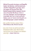 Buchcover und Innenansicht für das Buch: Bedingungen unserer Existenz