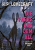 Buchcover und Innenansicht für das Buch: El color que cayó del cielo