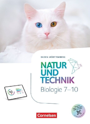 Buchcover und Innenansicht für das Buch: Natur und Technik 7.-10. Schuljahr - Biologie Neubearbeitung - Baden-Württemberg ab 2026 - Schulbuch