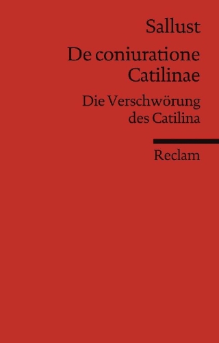 Buchcover und Innenansicht für das Buch: De coniuratione Catilinae