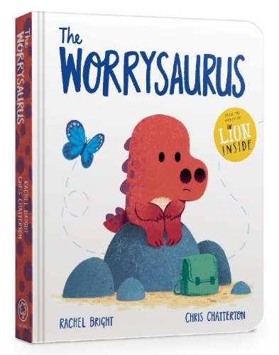 Buchcover und Innenansicht für das Buch: The Worrysaurus Board Book