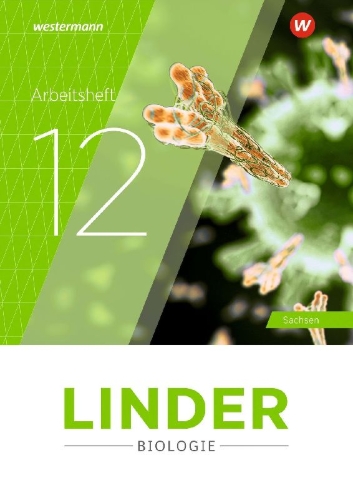 Buchcover und Innenansicht für das Buch: LINDER Biologie SII. Arbeitsheft 12. Für Sachsen