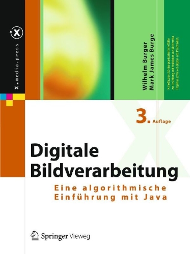 Buchcover und Innenansicht für das Buch: Digitale Bildverarbeitung