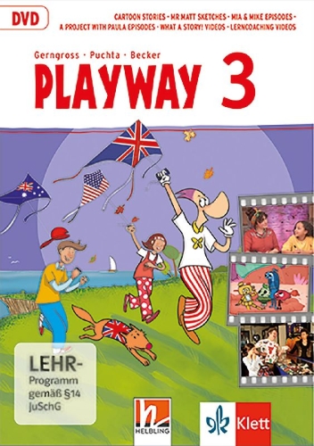 Buchcover und Innenansicht für das Buch: Playway 3. Ab Klasse 3. Ausgabe für Nordrhein-Westfalen