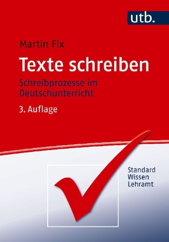 Buchcover und Innenansicht für das Buch: Texte schreiben