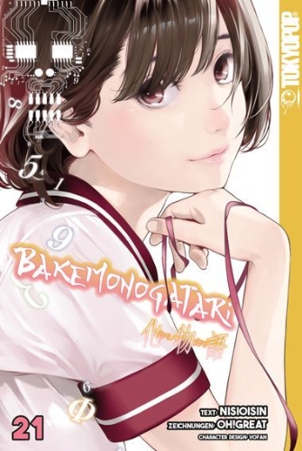Buchcover und Innenansicht für das Buch: Bakemonogatari 21