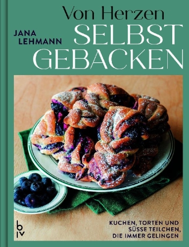 Buchcover und Innenansicht für das Buch: Von Herzen selbstgebacken
