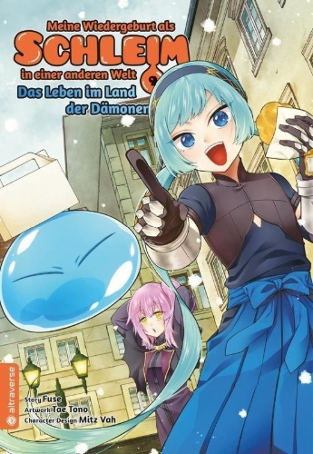 Buchcover und Innenansicht für das Buch: Tensei Shitara Slime Datta Ken Ibun: Makuni Kurashi No Trinity 09