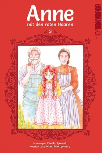Buchcover und Innenansicht für das Buch: Anne mit den roten Haaren 03