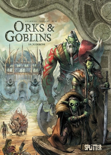 Buchcover und Innenansicht für das Buch: Orks & Goblins. Band 19