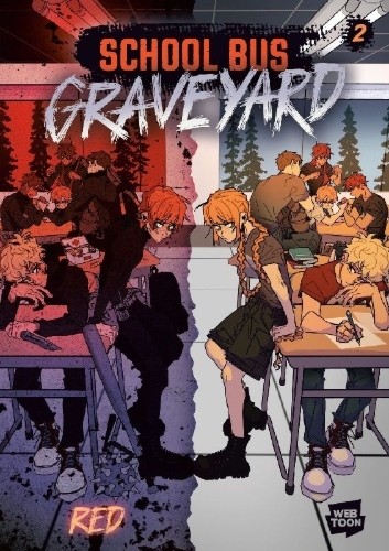Buchcover und Innenansicht für das Buch: School Bus Graveyard, Volume 2