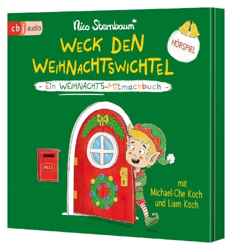 Buchcover und Innenansicht für das Buch: Weck den Weihnachtswichtel