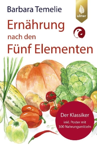 Buchcover und Innenansicht für das Buch: Ernährung nach den Fünf Elementen