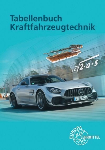 Buchcover und Innenansicht für das Buch: Tabellenbuch Kraftfahrzeugtechnik ohne Formelsammlung