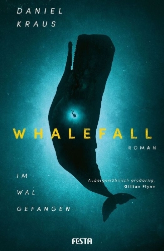 Buchcover und Innenansicht für das Buch: Whalefall - Im Wal gefangen