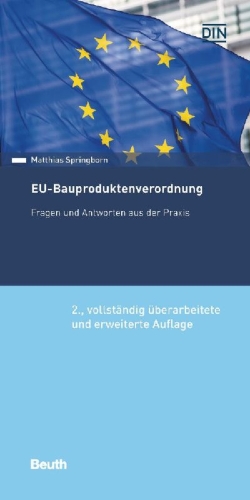 Buchcover und Innenansicht für das Buch: EU-Bauproduktenverordnung