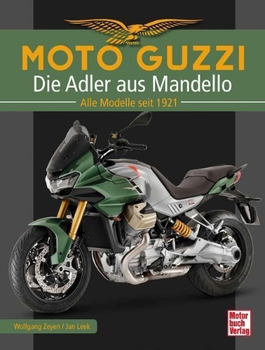 Buchcover und Innenansicht für das Buch: Moto Guzzi - Die Adler aus Mandello