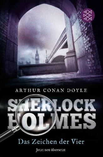 Buchcover und Innenansicht für das Buch: Sherlock Holmes - Das Zeichen der Vier