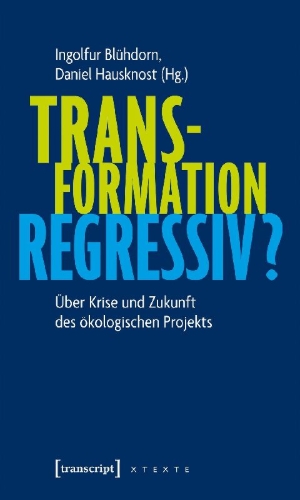 Buchcover und Innenansicht für das Buch: Transformation regressiv?