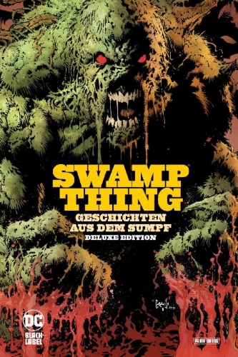 Buchcover und Innenansicht für das Buch: Swamp Thing 1-6; Cursed Comics Cavalcade 1; Swamp Thing Winter Special 1;Swamp Thing Halloween Horror Giant 1; Young Monsters in love 1:Swamp Thing Giant 1-7; Swamp Thing: New Roots 1-9