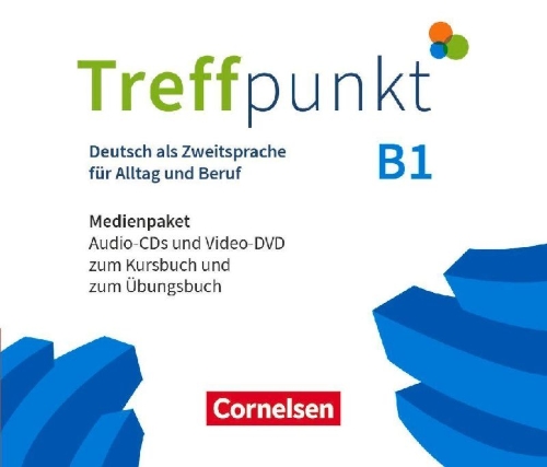 Buchcover und Innenansicht für das Buch: Treffpunkt - Deutsch für die Integration B1: Gesamtband- Allgemeine Ausgabe - Medienpaket zum Kursbuch und Übungsbuch - Mit Audio-CDs und Video-DVDs