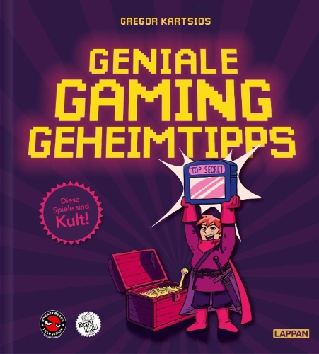 Buchcover und Innenansicht für das Buch: Geniale Gaming-Geheimtipps