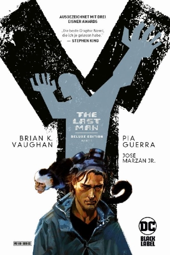 Buchcover und Innenansicht für das Buch: Y: The Last Man (Deluxe-Edition)