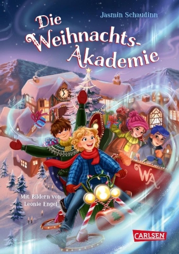 Buchcover und Innenansicht für das Buch: Die Weihnachtsakademie