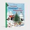 Buchcover und Innenansicht für das Buch: Der kleine Maulwurf feiert Weihnachten