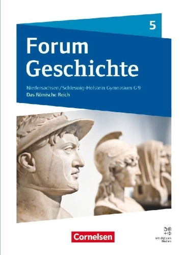 Buchcover und Innenansicht für das Buch: Forum Geschichte 6. Schuljahr. Gymnasium Niedersachsen / Schleswig-Holstein - Teilband: Das Römische Reich - Neue Ausgabe ab 2024 - Schulbuch (10er-Pack)
