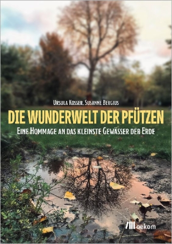Buchcover und Innenansicht für das Buch: Die Wunderwelt der Pfützen