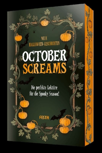 Buchcover und Innenansicht für das Buch: October Screams