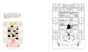 Buchcover und Innenansicht für das Buch: Die Welt der Mode - Das Colouring Book