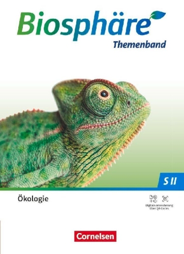 Buchcover und Innenansicht für das Buch: Biosphäre Sekundarstufe II - 2.0 - Themenbände - Ökologie - Schulbuch