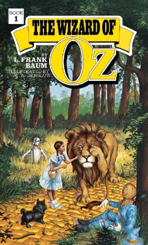 Buchcover und Innenansicht für das Buch: The Wizard of Oz
