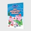 Buchcover und Innenansicht für das Buch: Peppa Wutz Ausmalbilder: Mein Weihnachtsmalbuch