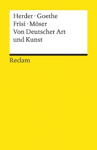 Buchcover und Innenansicht für das Buch: Von Deutscher Art und Kunst